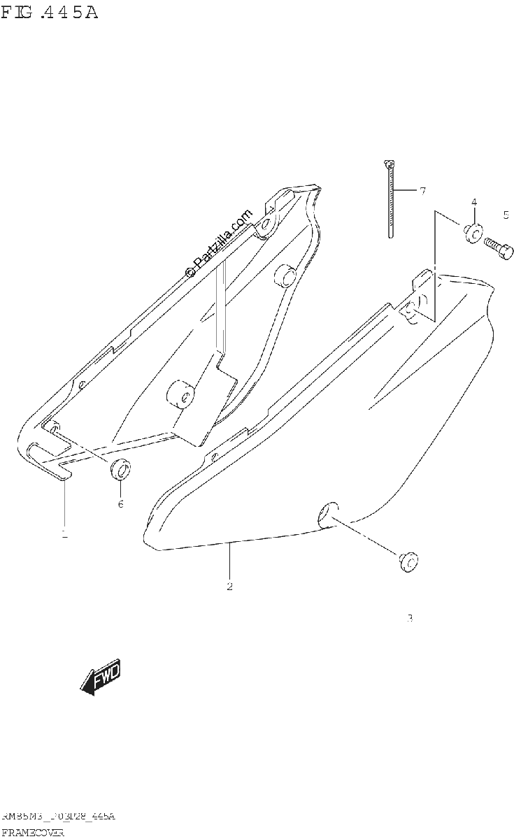 Diagrama de FRAME COVER