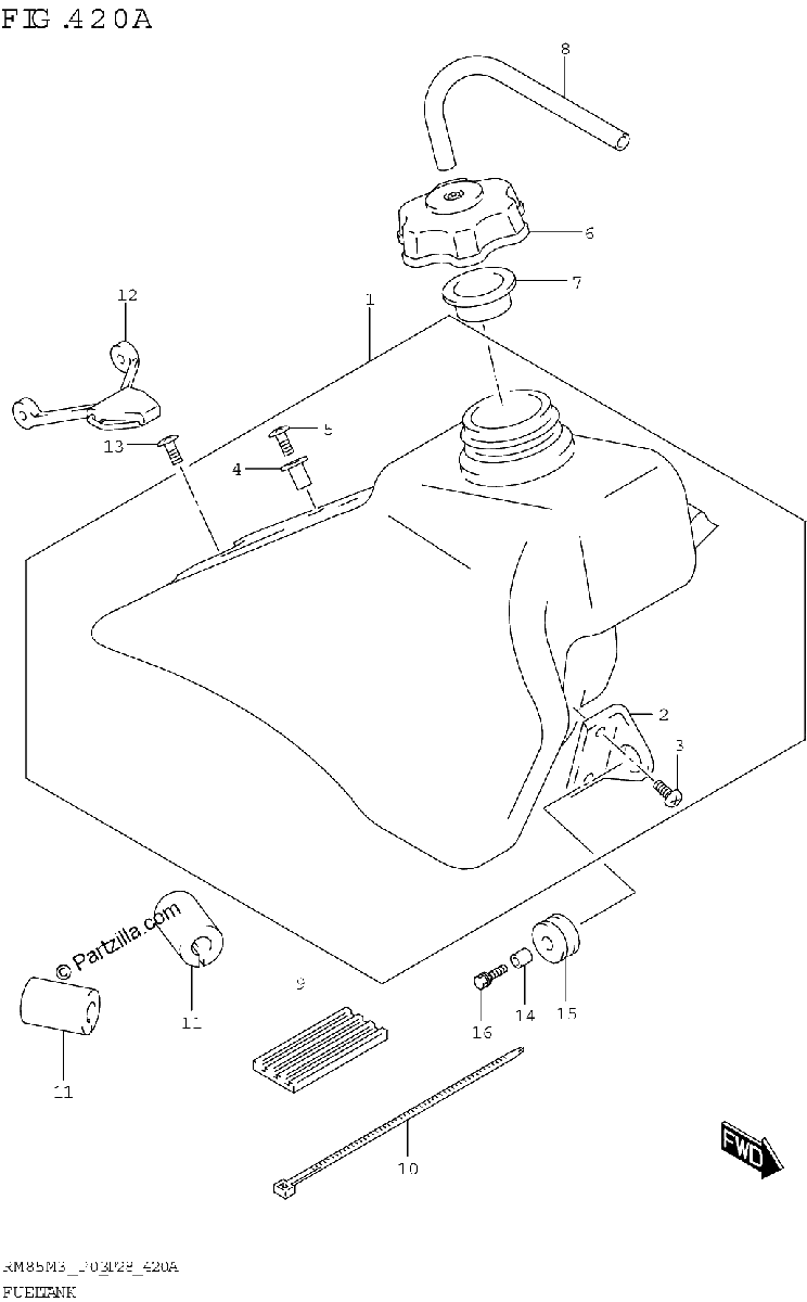 Diagrama de FUEL TANK