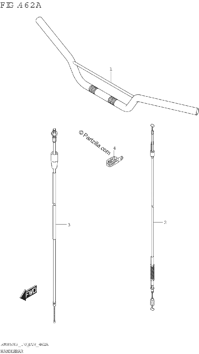 Diagrama de HANDLEBAR