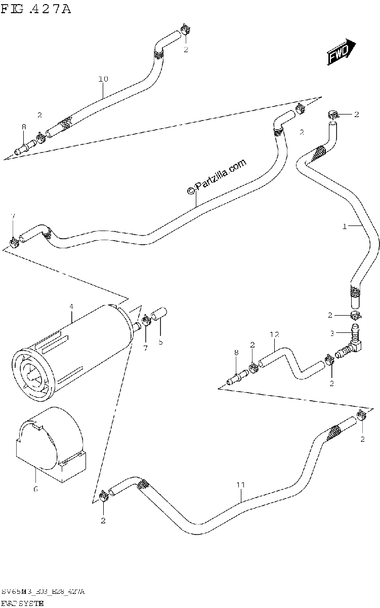 Diagrama de EVAP SYSTEM E33