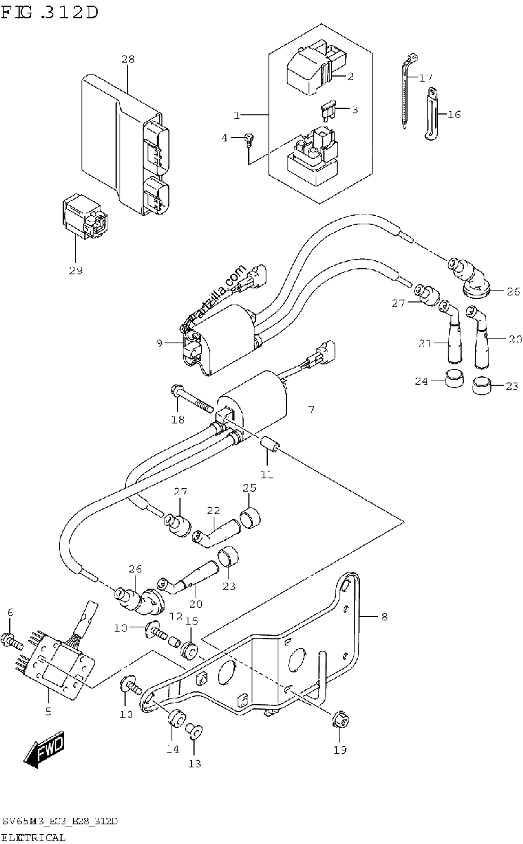 Diagrama de ELECTRICAL E28