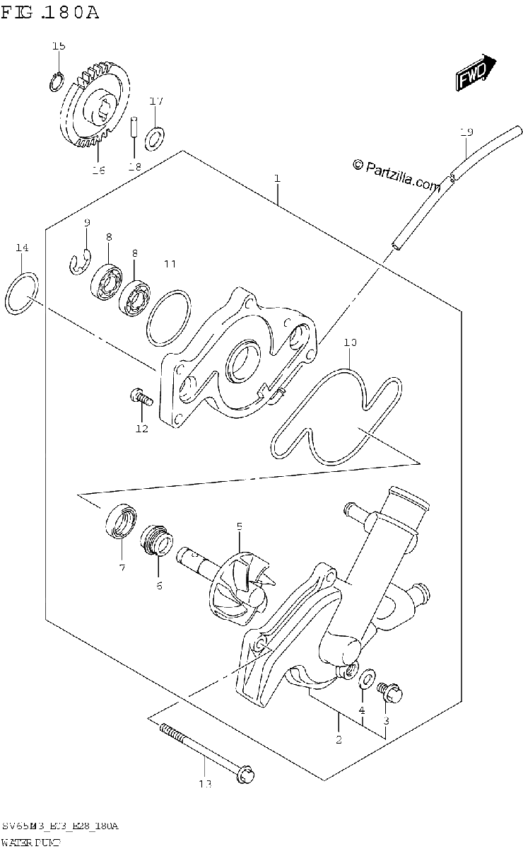 Diagrama de WATER PUMP