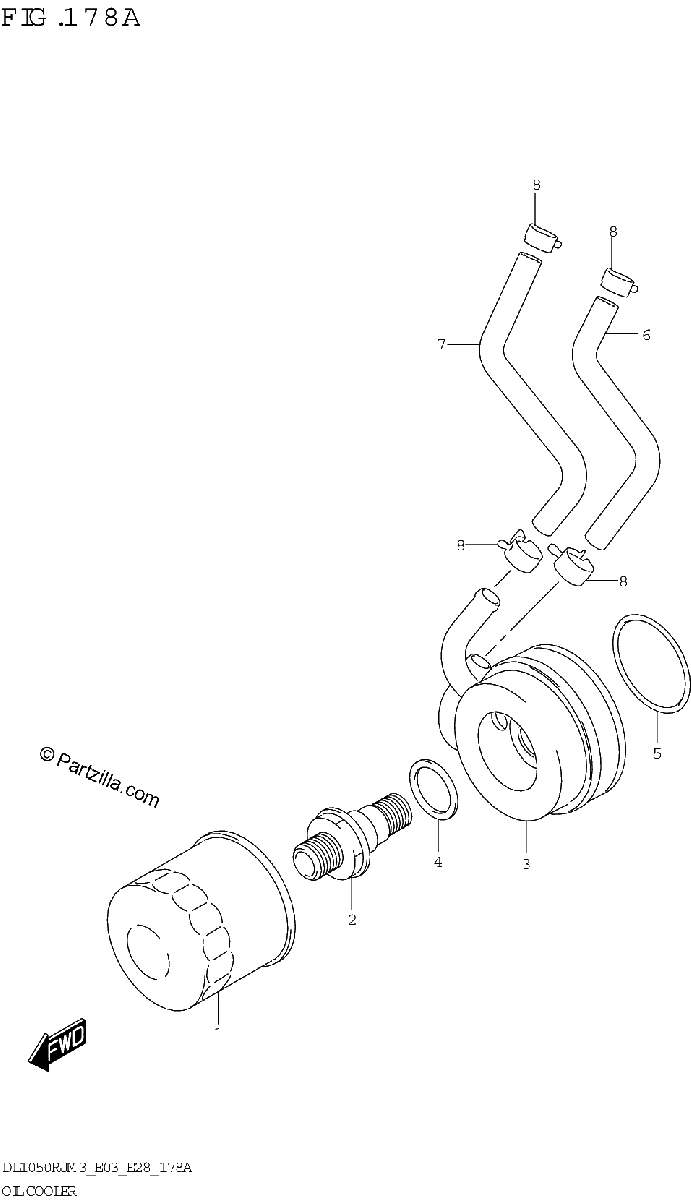 Diagrama de OIL COOLER