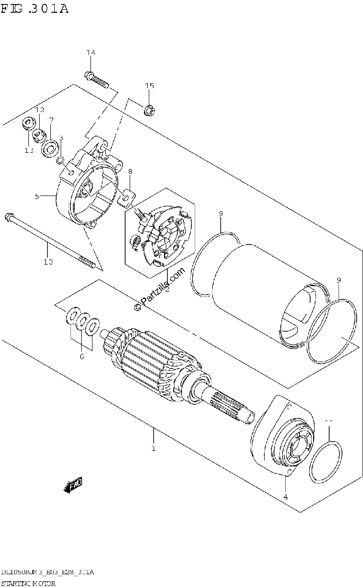 Diagrama de STARTING MOTOR
