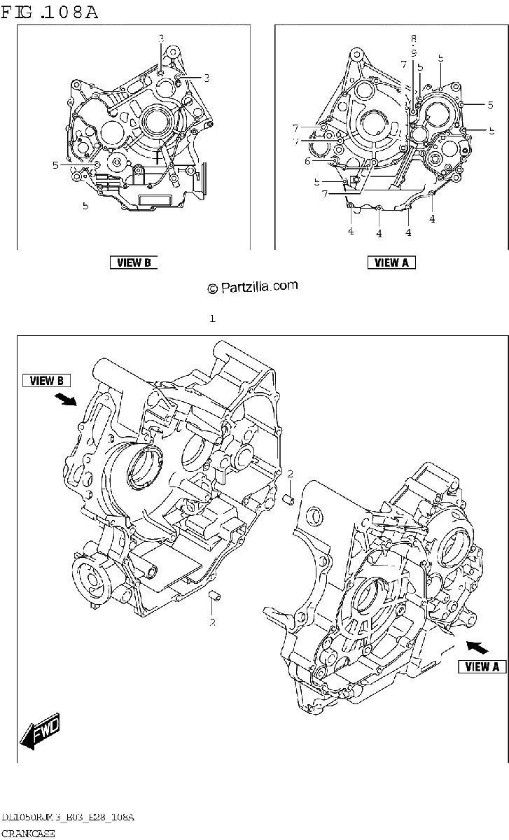 Diagrama de CRANKCASE