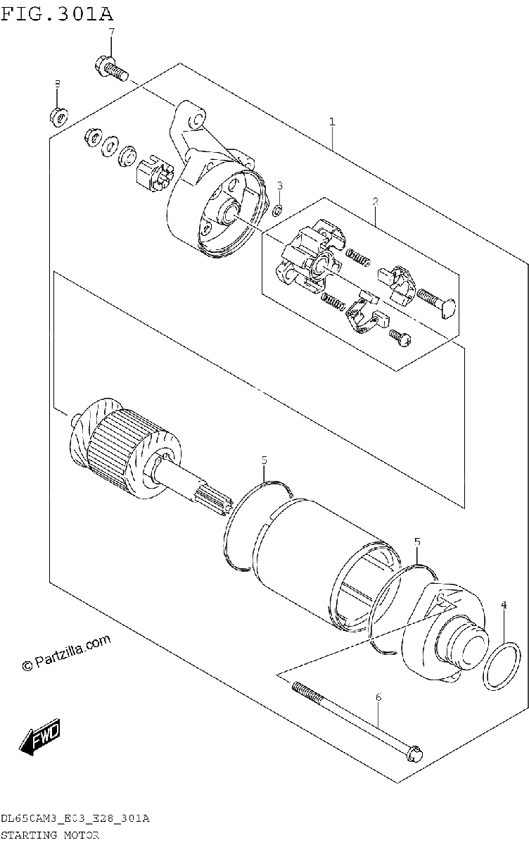 Diagrama de STARTING MOTOR