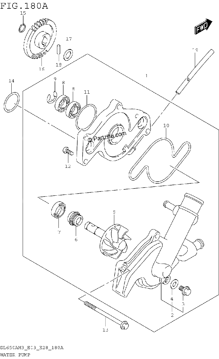 Diagrama de WATER PUMP
