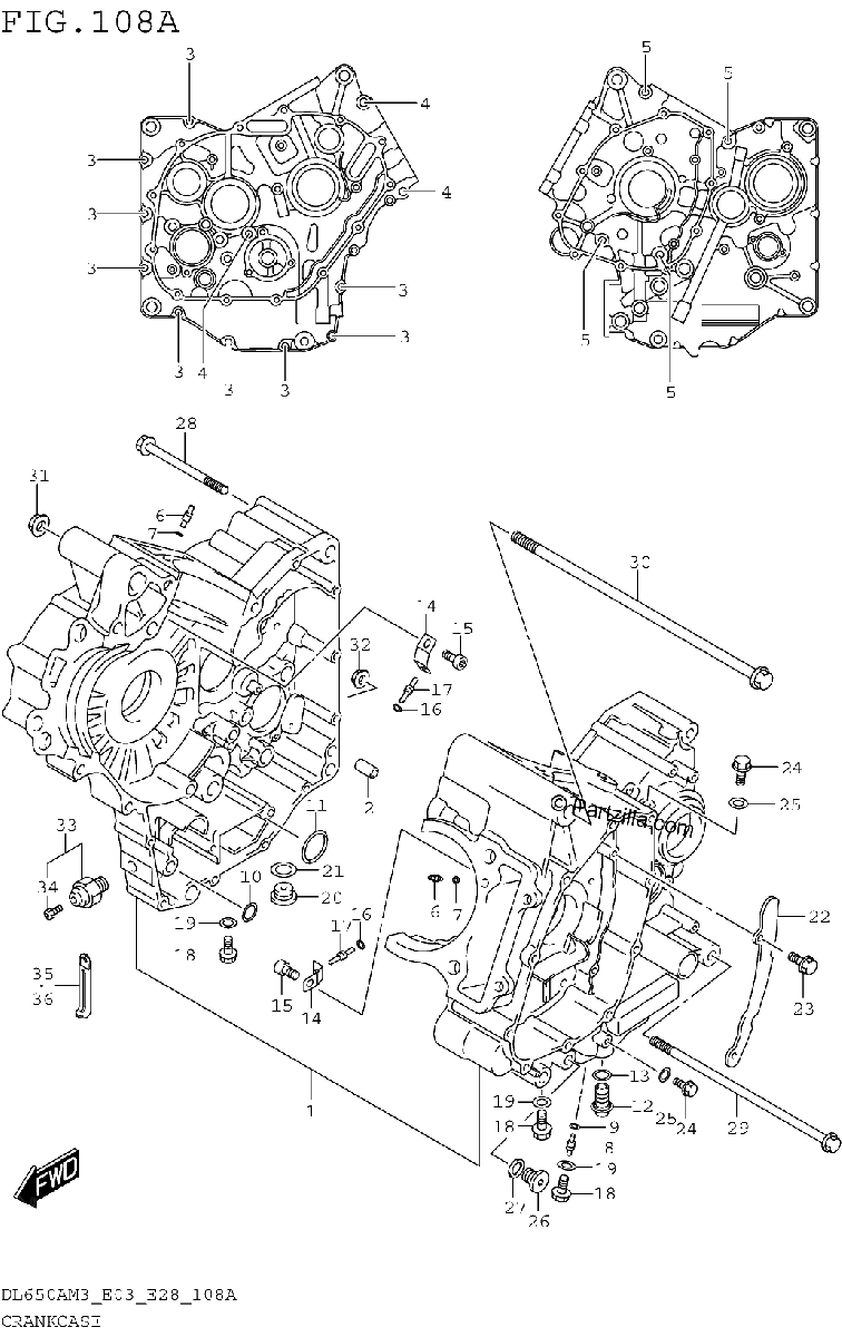 Diagrama de CRANKCASE