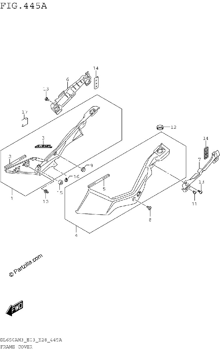 Diagrama de FRAME COVER