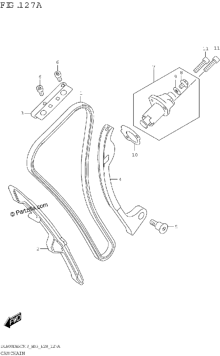 Diagrama de CAM CHAIN