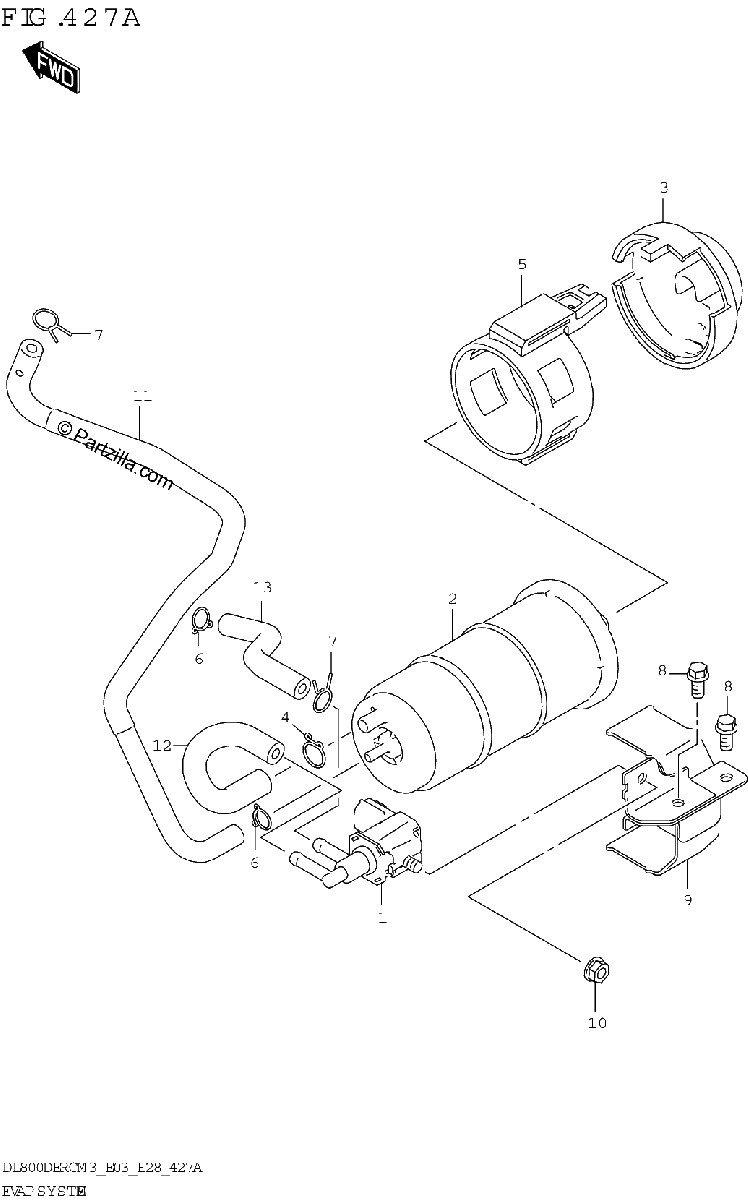 Diagrama de EVAP SYSTEM
