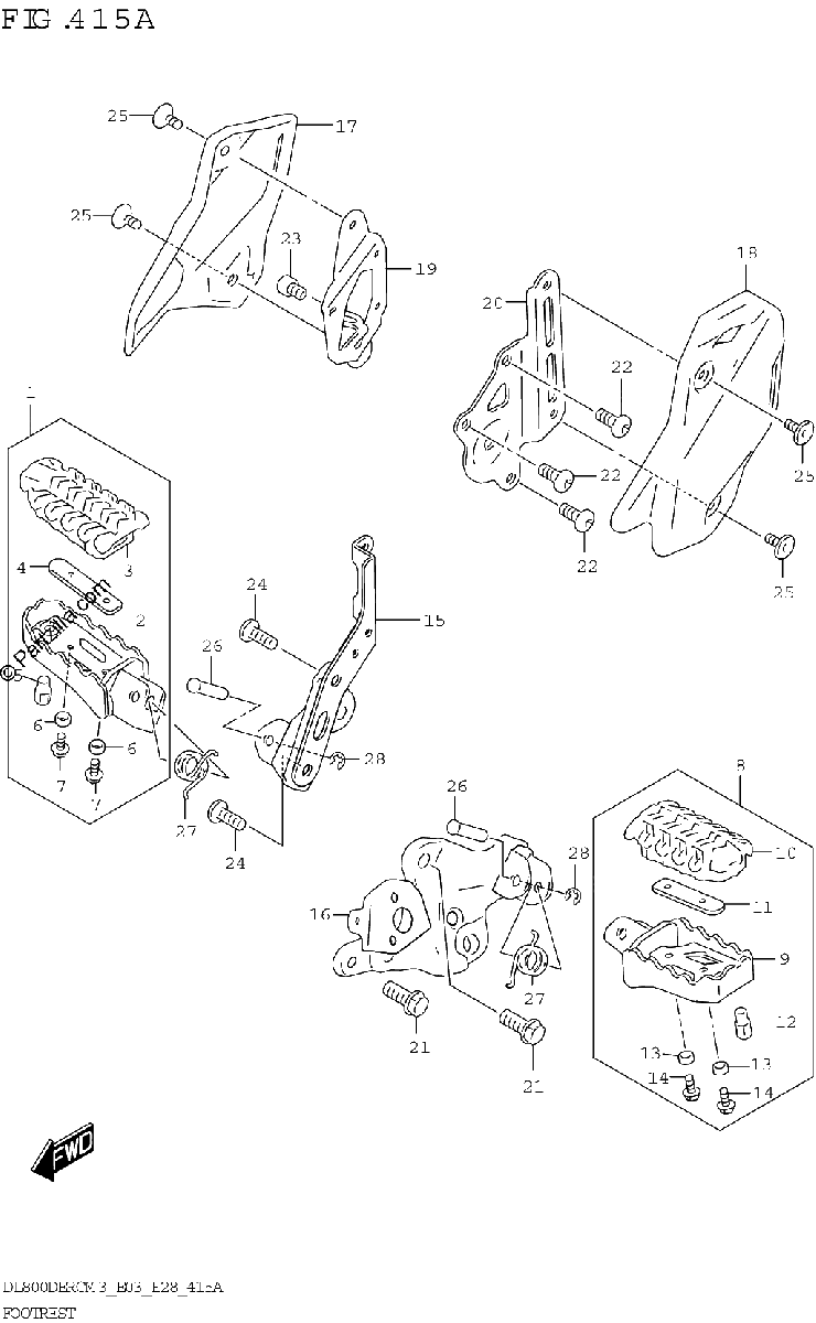 Diagrama de FOOTREST