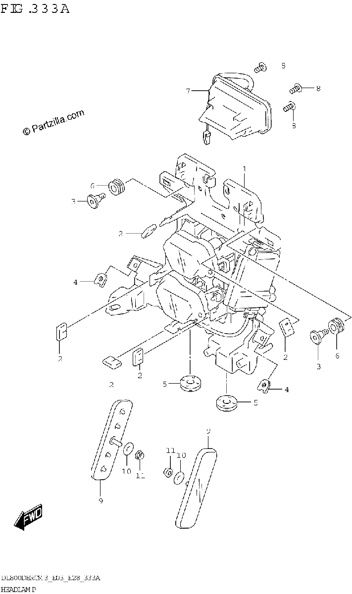 Diagrama de HEADLAMP