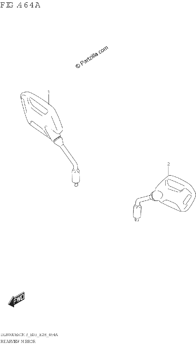 Diagrama de REAR VIEW MIRROR