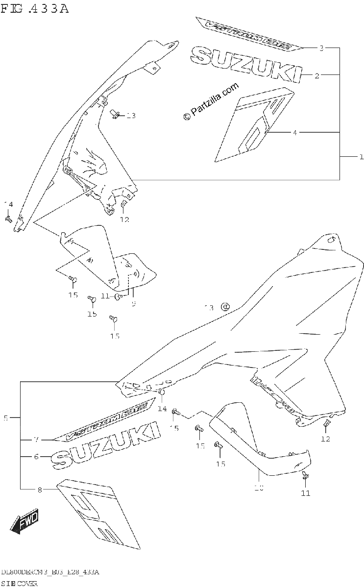Diagrama de SIDE COVER