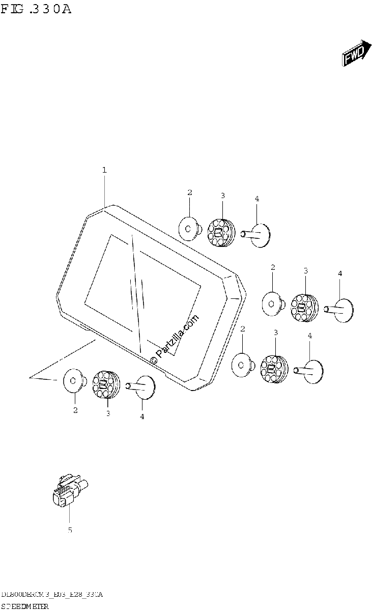 Diagrama de SPEEDOMETER E28