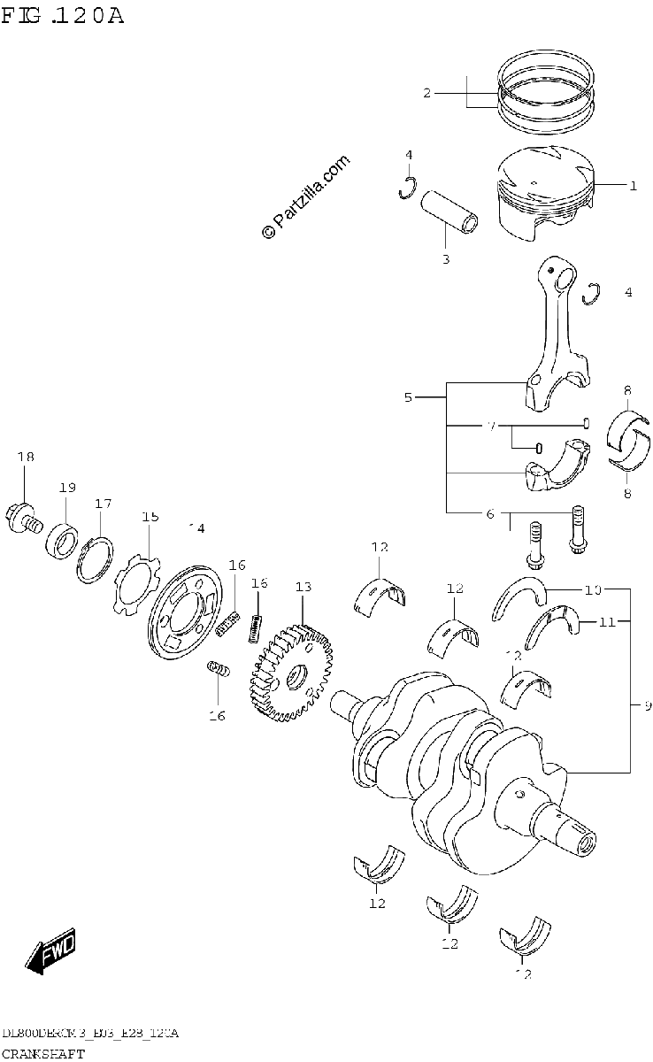 Diagrama de CRANKSHAFT