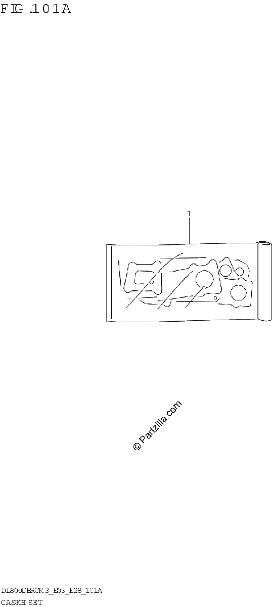 Diagrama de GASKET SET