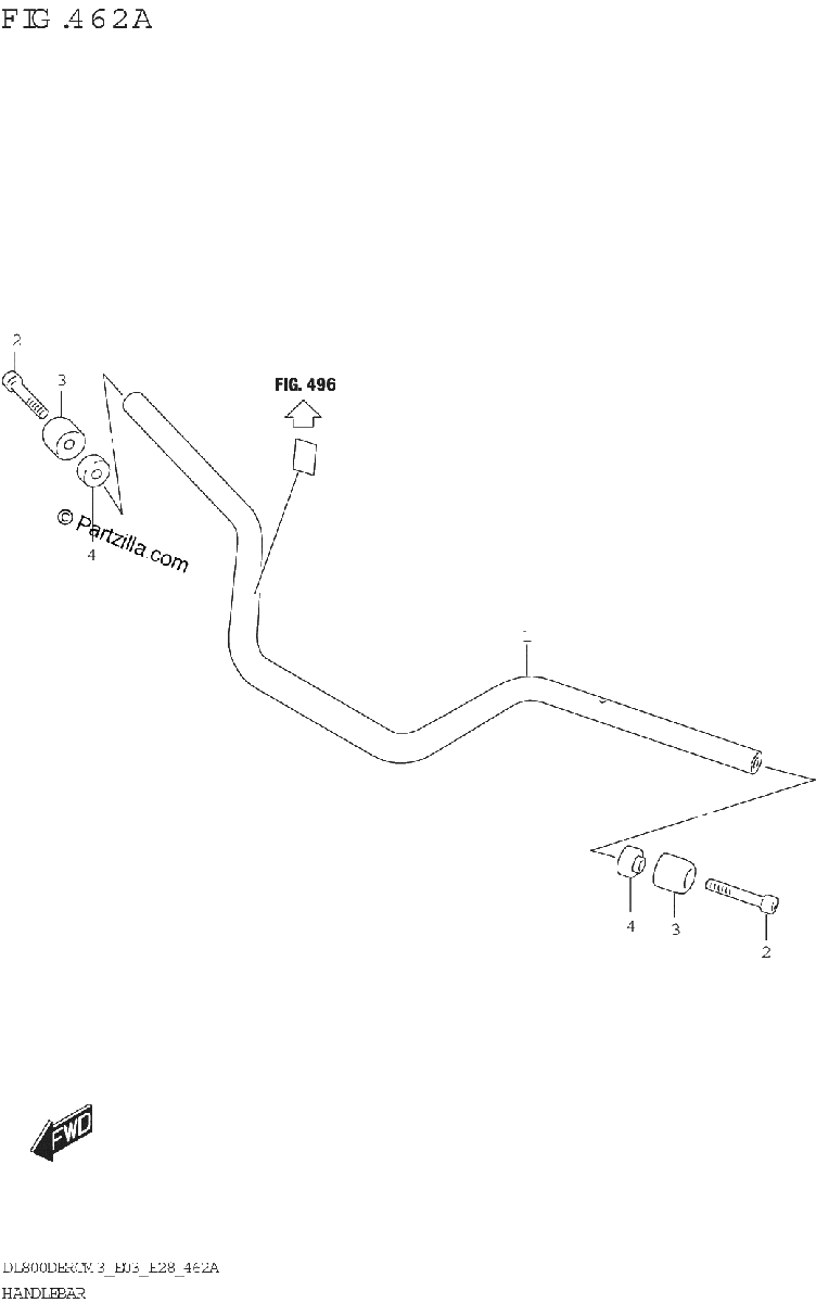 Diagrama de HANDLEBAR