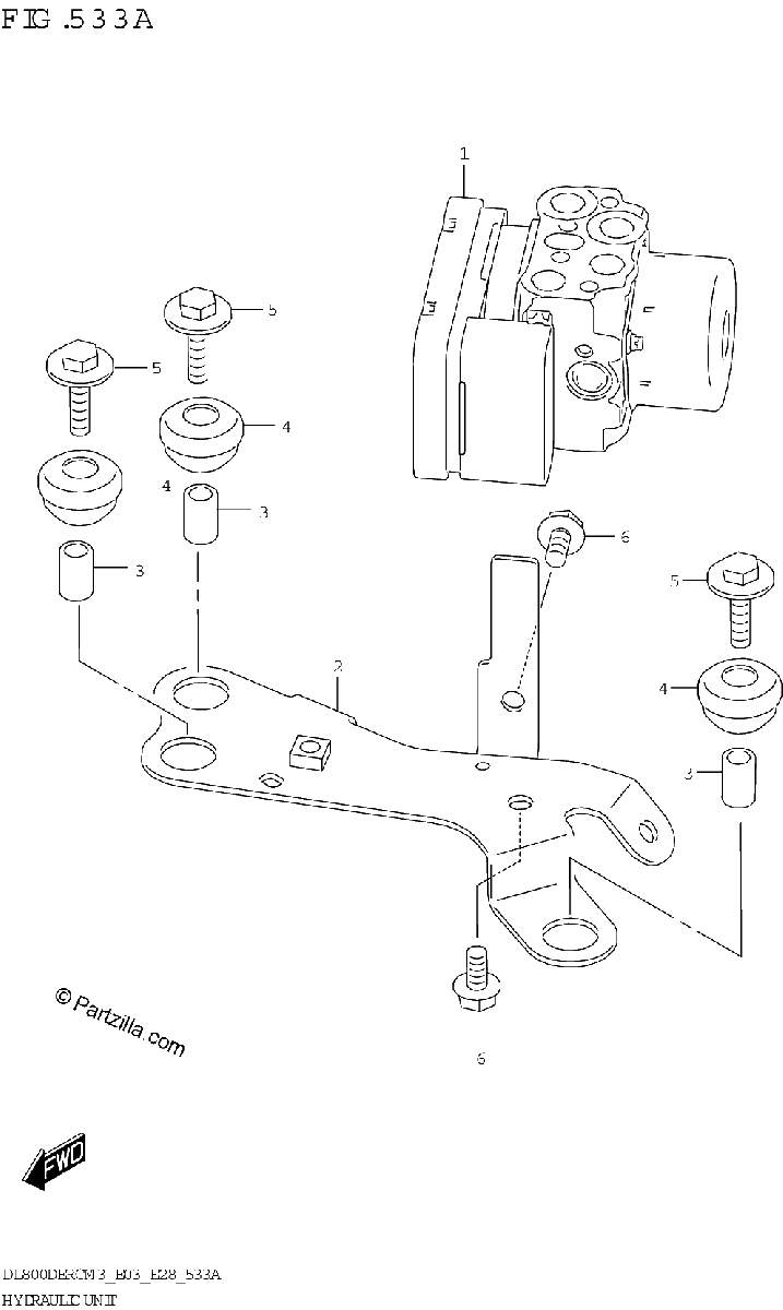 Diagrama de HYDRAULIC UNIT