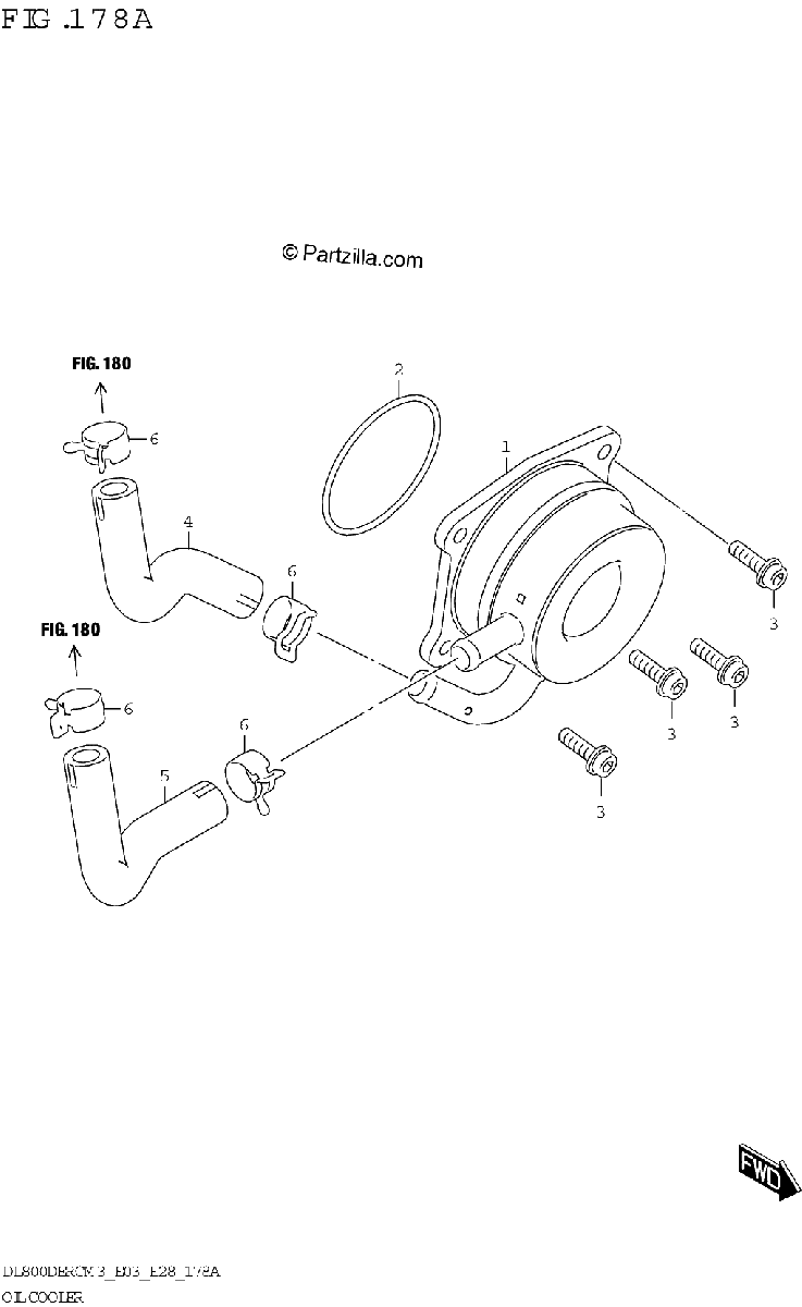 Diagrama de OIL COOLER