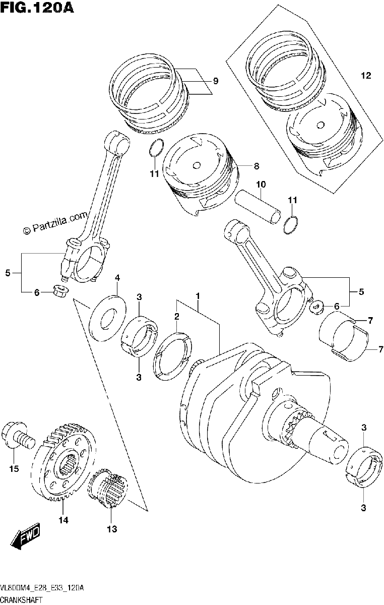 Diagrama de CRANKSHAFT