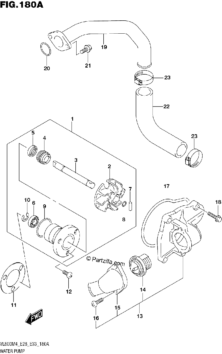 Diagrama de WATER PUMP