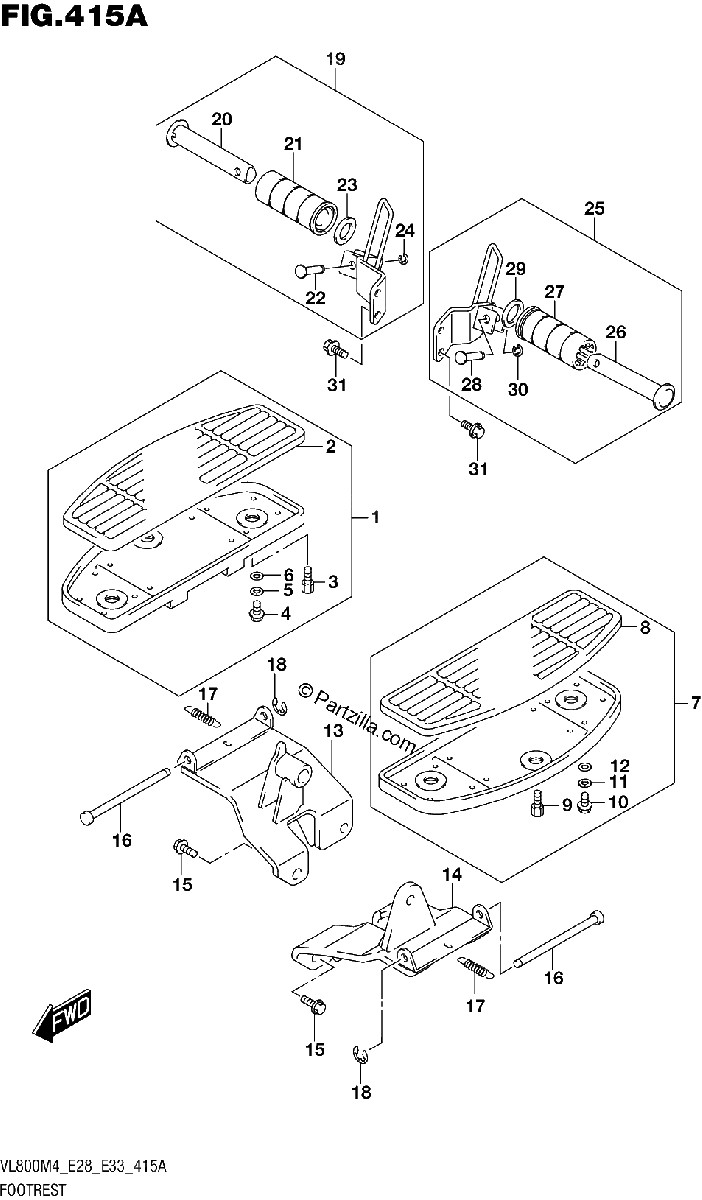 Diagrama de FOOTREST