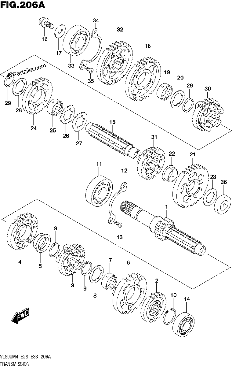 Diagrama de TRANSMISSION