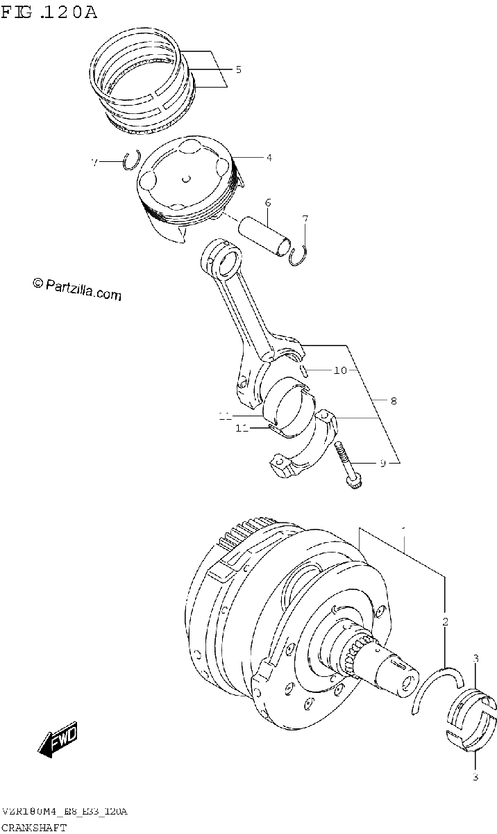 Diagrama de CRANKSHAFT