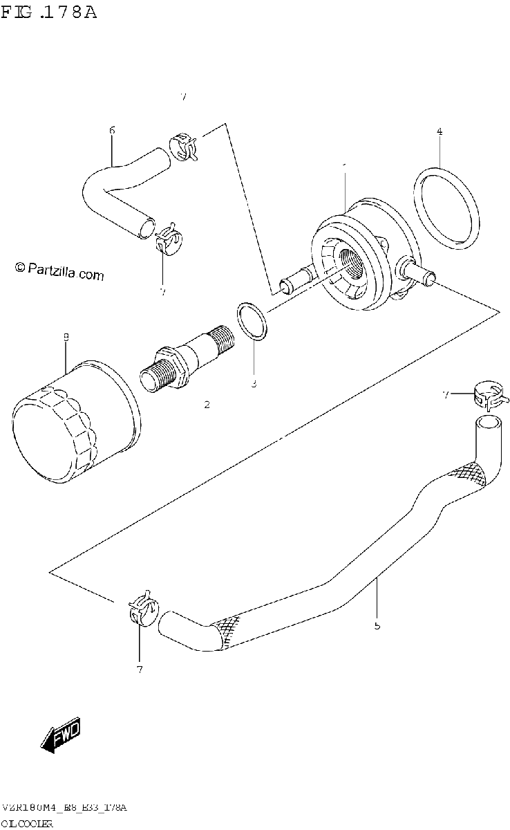 Diagrama de OIL COOLER