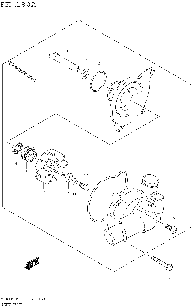 Diagrama de WATER PUMP