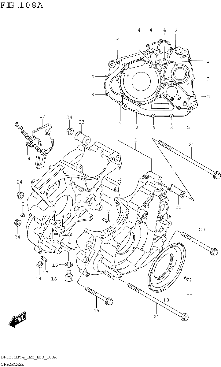 Diagrama de CRANKCASE