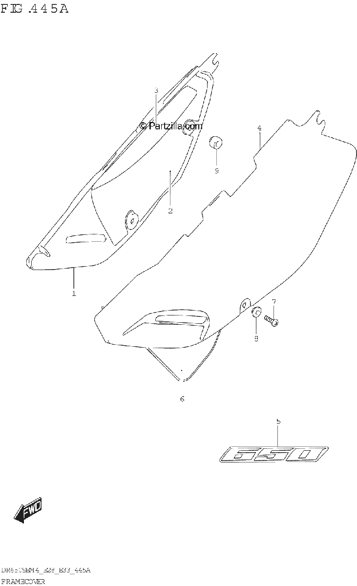 Diagrama de FRAME COVER