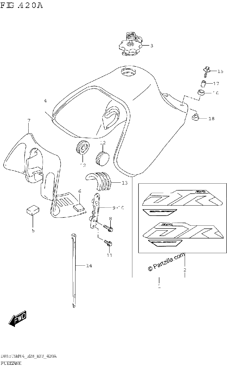 Diagrama de FUEL TANK