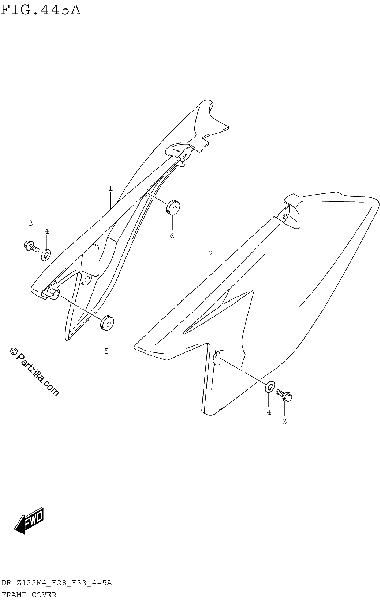 Diagrama de FRAME COVER