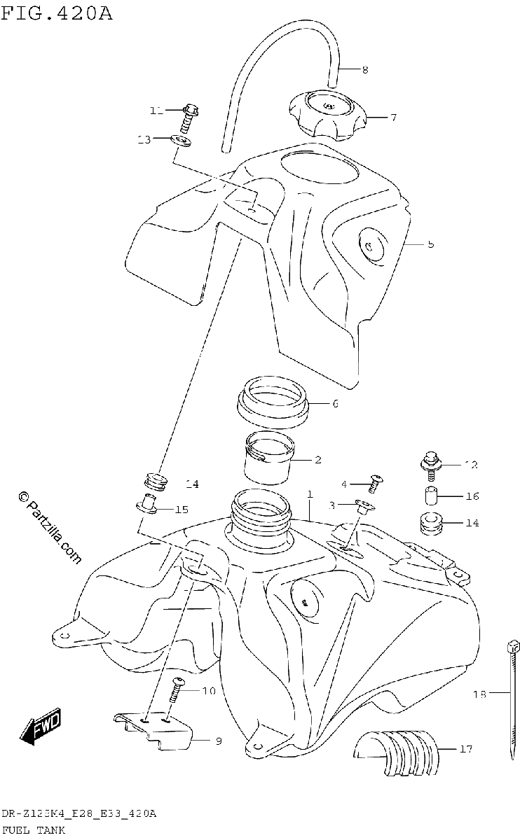 Diagrama de FUEL TANK