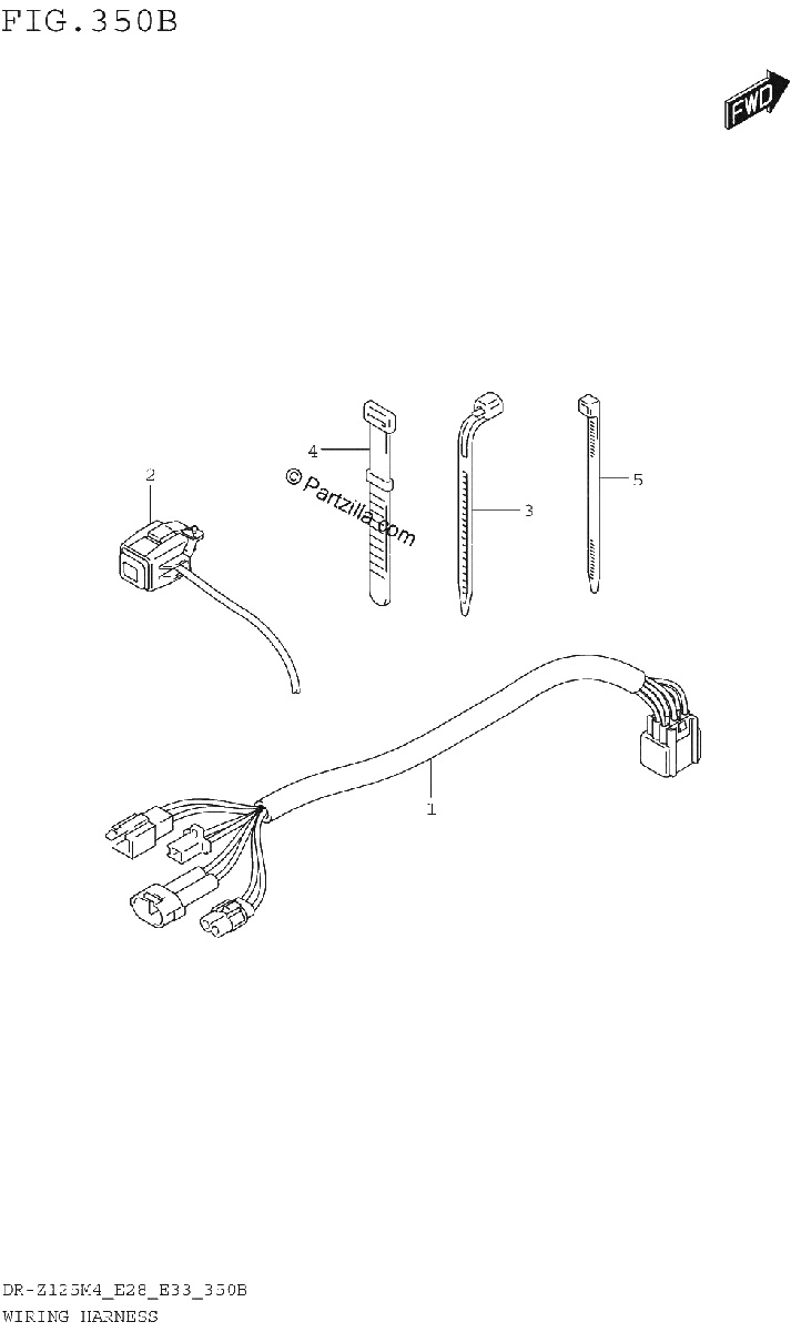 Diagrama de WIRING HARNESS E33