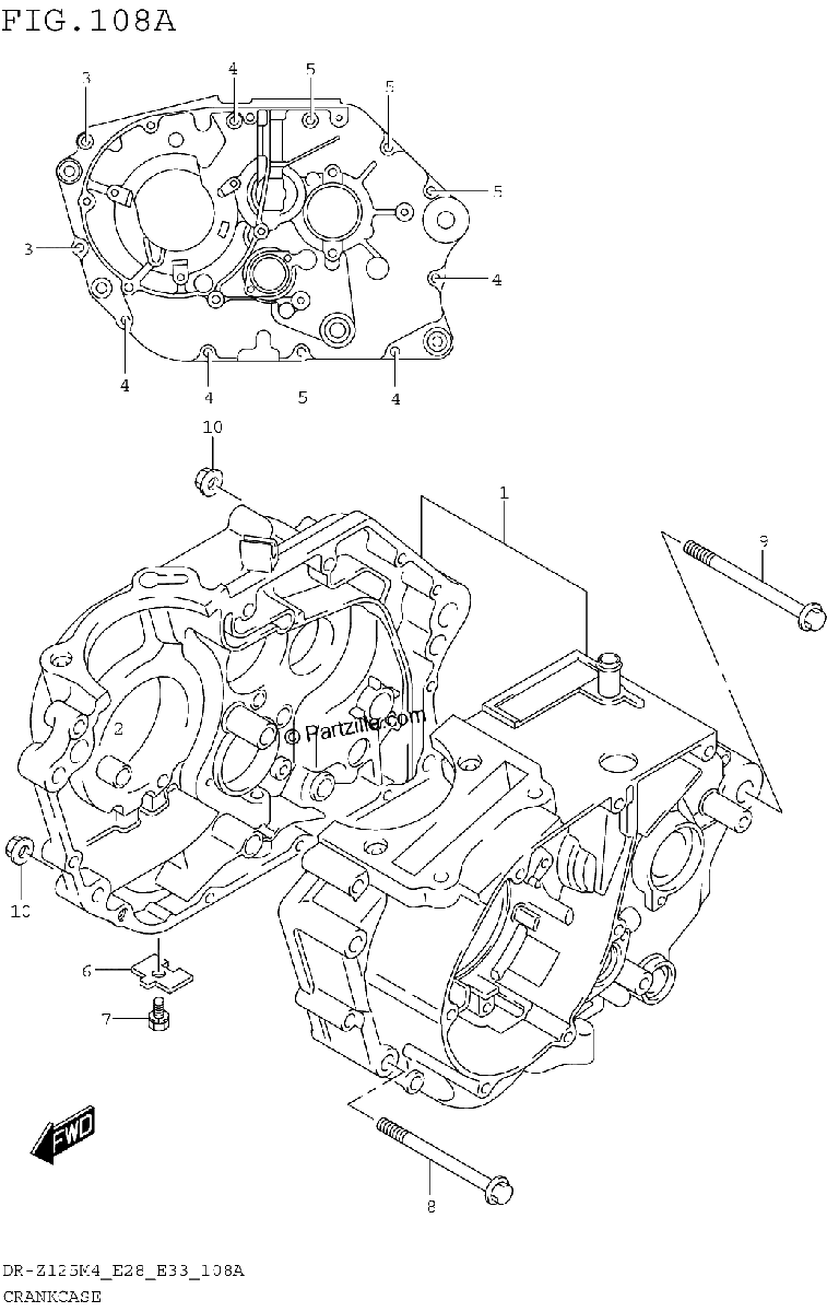 Diagrama de CRANKCASE