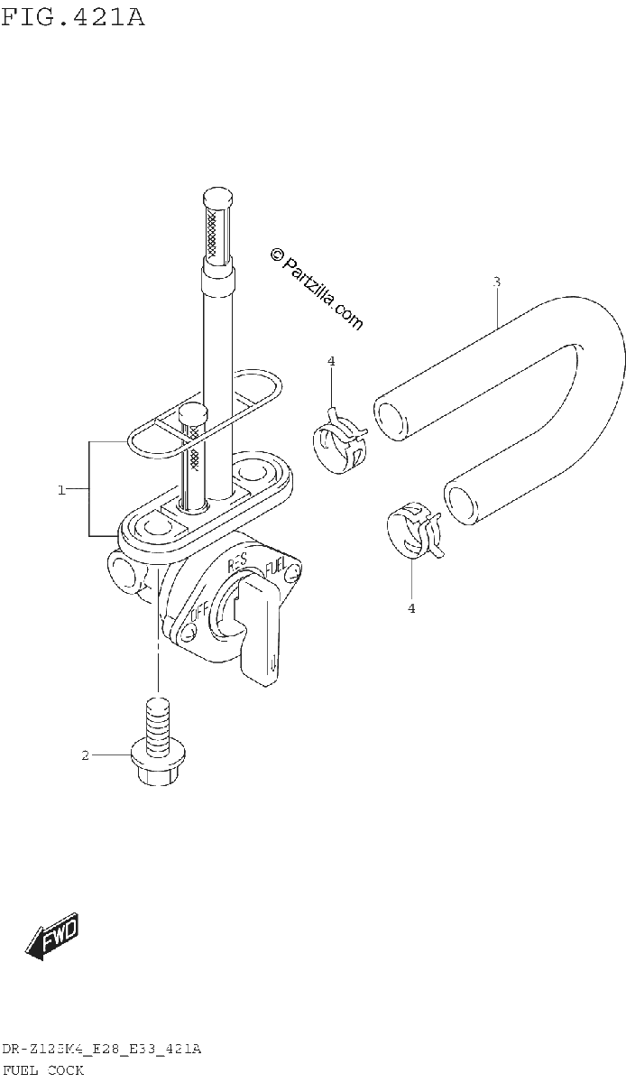 Diagrama de FUEL COCK
