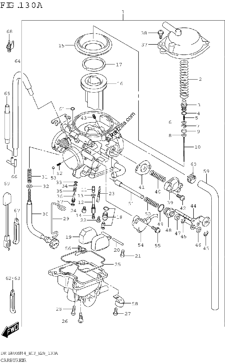 Diagrama de CARBURETOR E03 E28