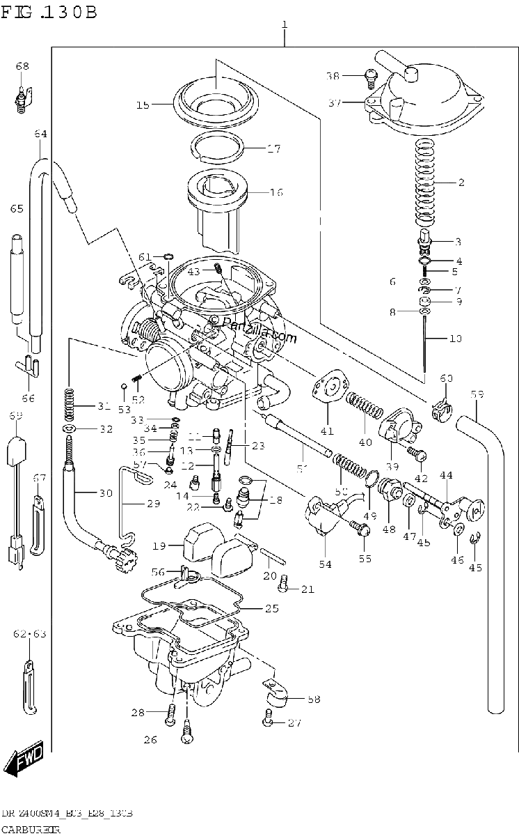 Diagrama de CARBURETOR E33