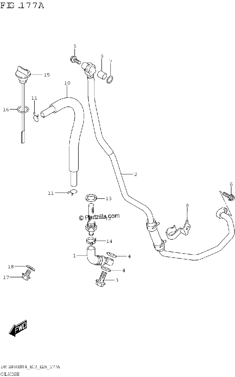 Diagrama de OIL HOSE