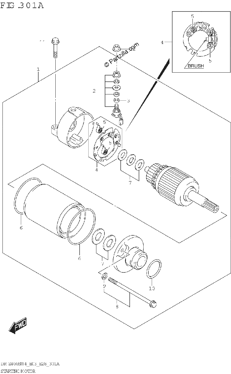 Diagrama de STARTING MOTOR