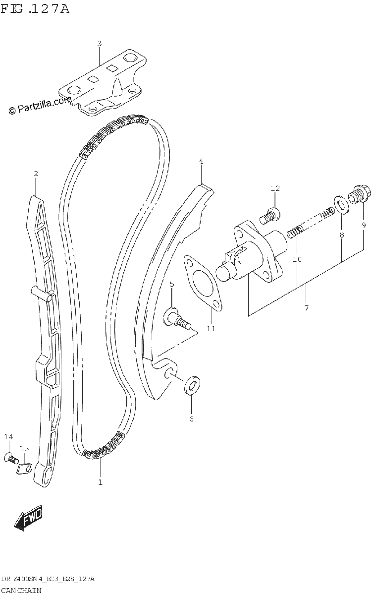 Diagrama de CAM CHAIN