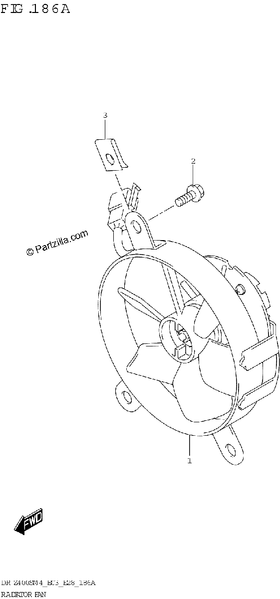 Diagrama de RADIATOR FAN
