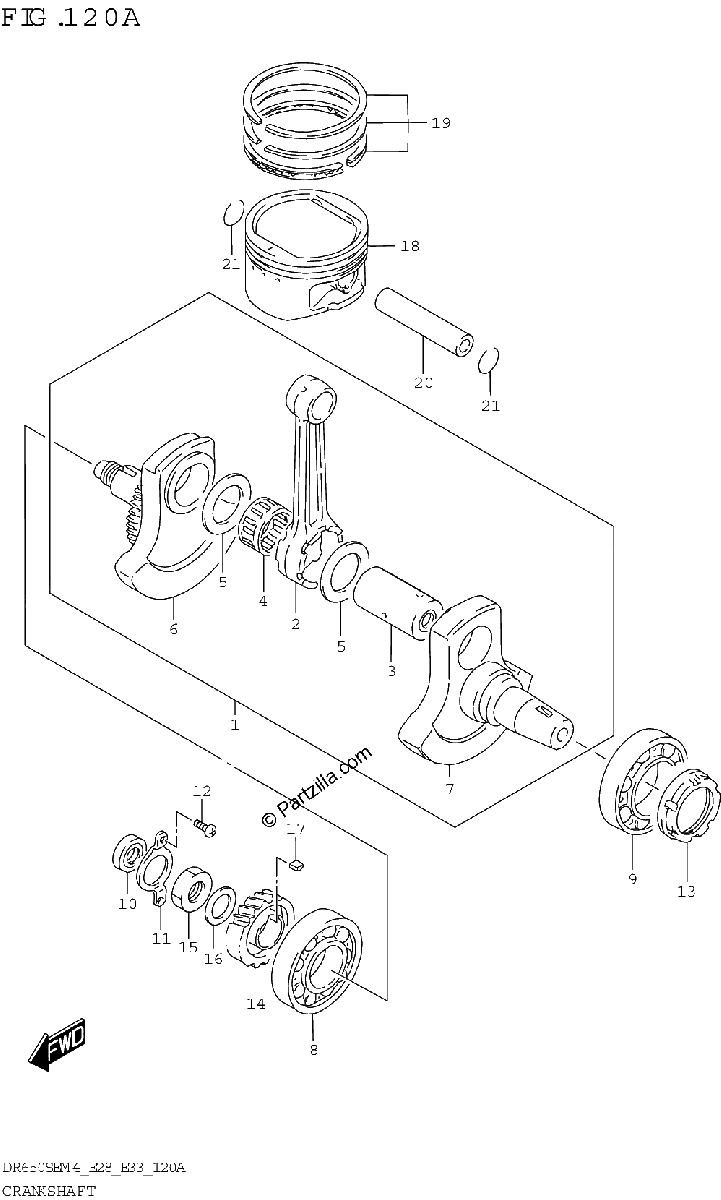 Diagrama de CRANKSHAFT