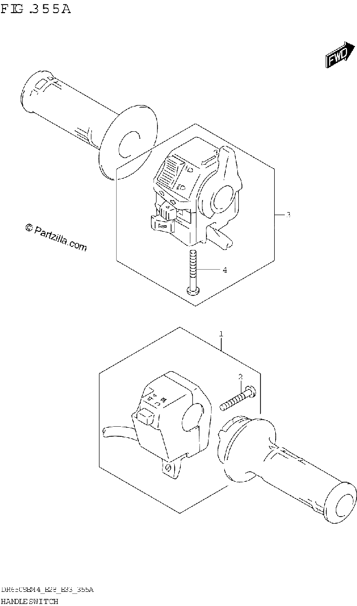 Diagrama de HANDLE SWITCH