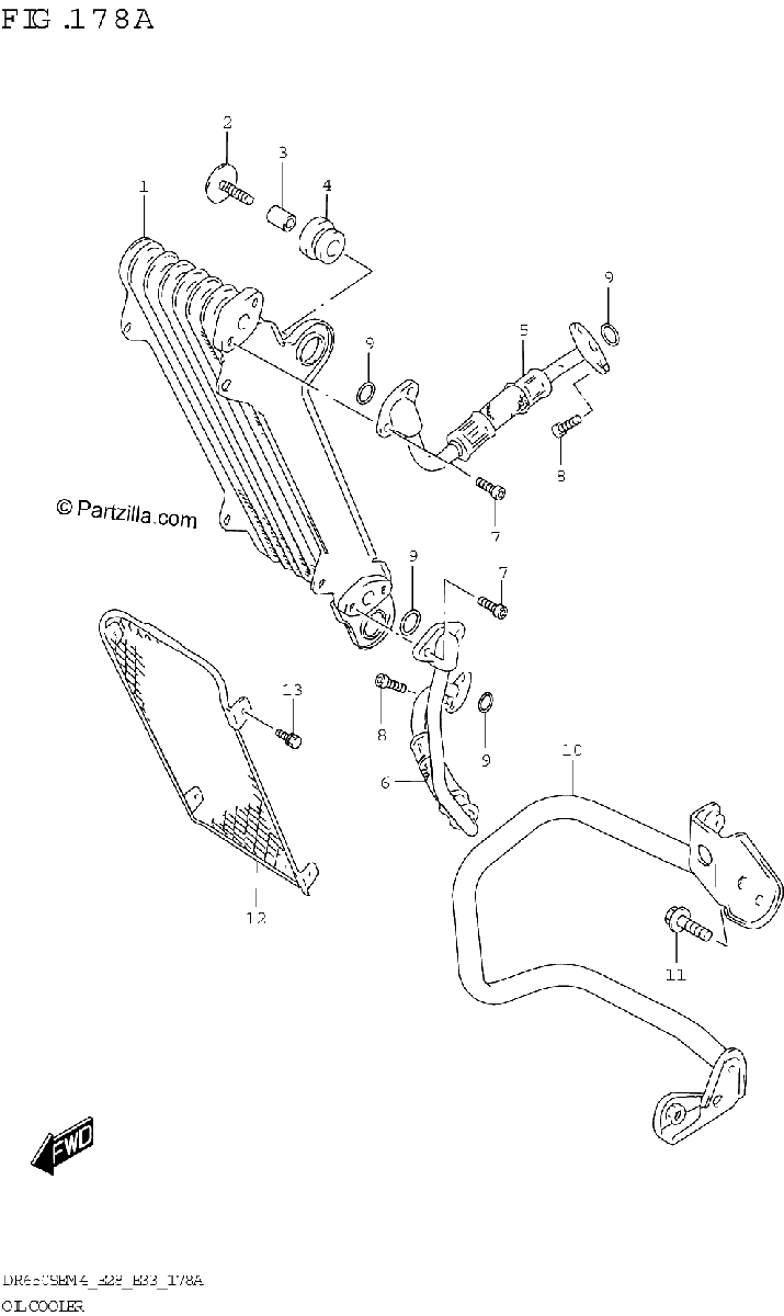 Diagrama de OIL COOLER