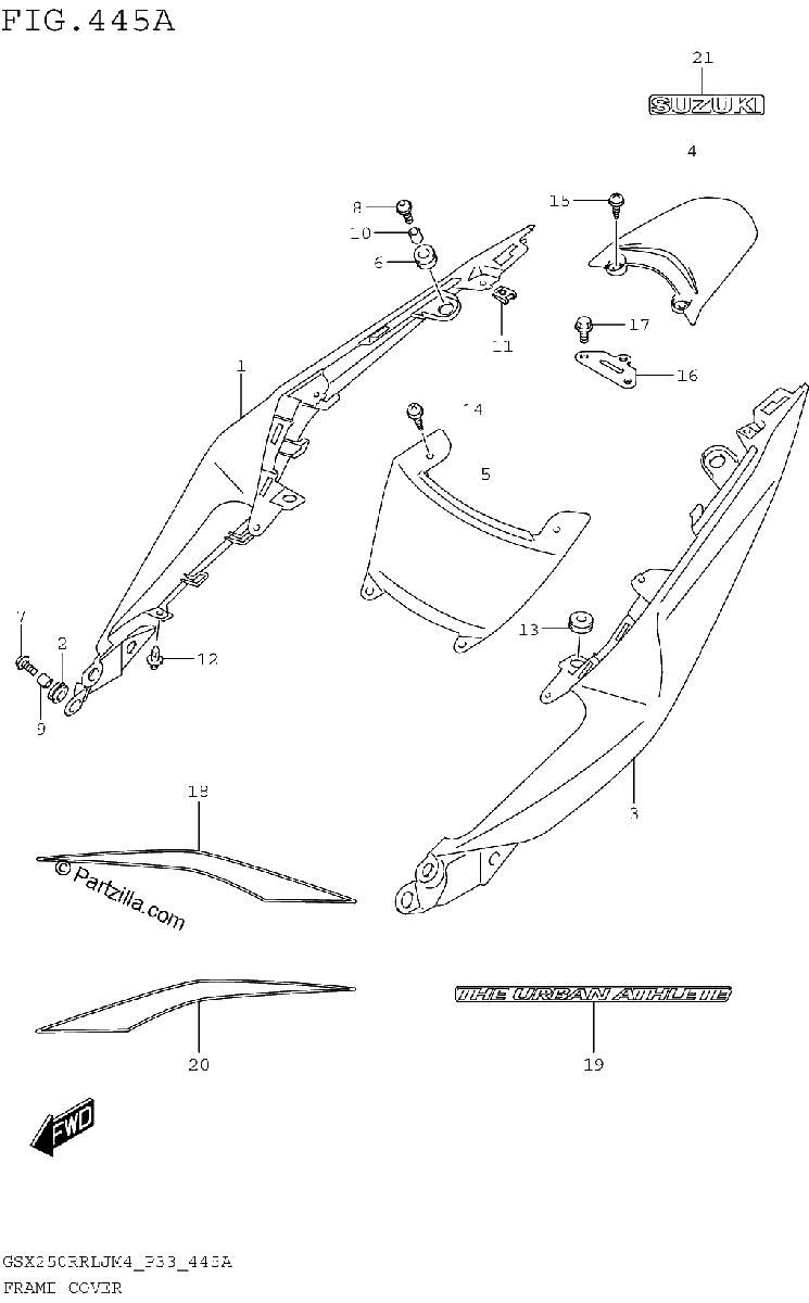 Diagrama de FRAME COVER